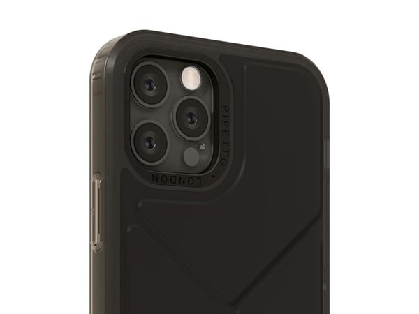 Pipetto Origami Snap-deksel til iPhone 12/12 Pro - Marineblå