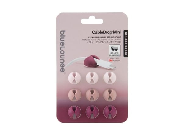 Bluelounge CableDrop Mini, Magnetisk, Plast, Röd