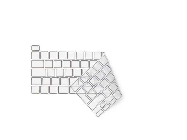 KB Cover til MacBook Pro 13-16’’ 2019-2022, TRNSP/Rainbow