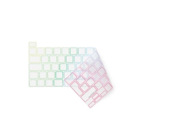 KB Cover til MacBook Pro 13-16’’ 2019-2022, TRNSP/Rainbow