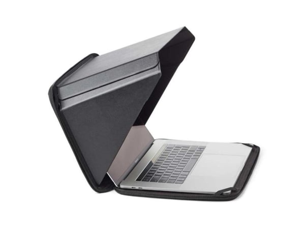 4-i-1 solskjerm-hylse/veske i hamp til MacBook 15-16'', Black