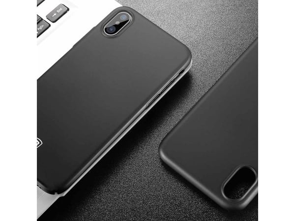 "Baseus slankt etui for iPhone X/XS - svart