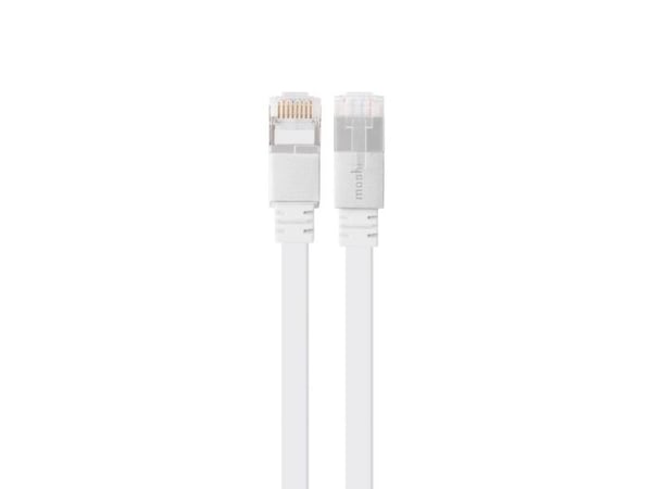 Moshi - Koblingskabel - RJ-45 (hann) til RJ-45 (hann) - 3.6 m - CAT 6 - flat - hvit
