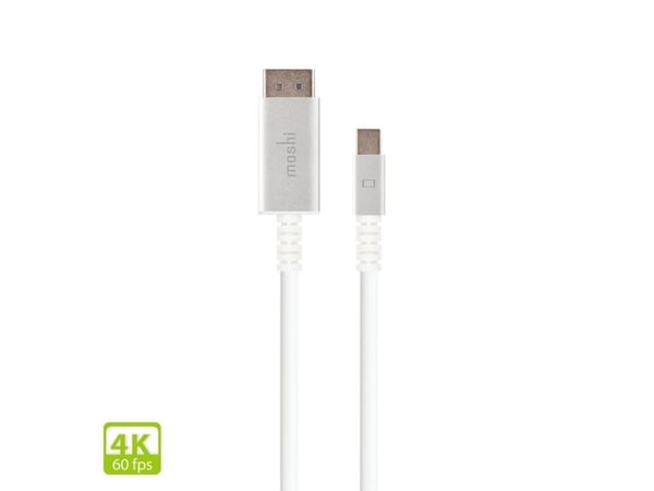 Moshi 99MO041104, 1,5 m, Mini DisplayPort, DisplayPort, Hankjønn, Hankjønn, 3840 x 2160 piksler
