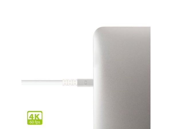 Moshi 99MO041104, 1,5 m, Mini DisplayPort, DisplayPort, Hankjønn, Hankjønn, 3840 x 2160 piksler