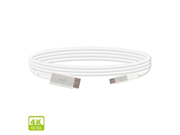 Moshi 99MO041104, 1,5 m, Mini DisplayPort, DisplayPort, Hankjønn, Hankjønn, 3840 x 2160 piksler
