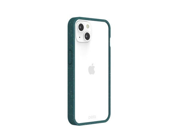 Pela Clear - Miljøvennlig iPhone 13-deksel - Grønn