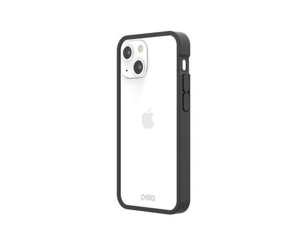 Pela Clear – Miljøvennlig iPhone 13 mini-deksel – svart
