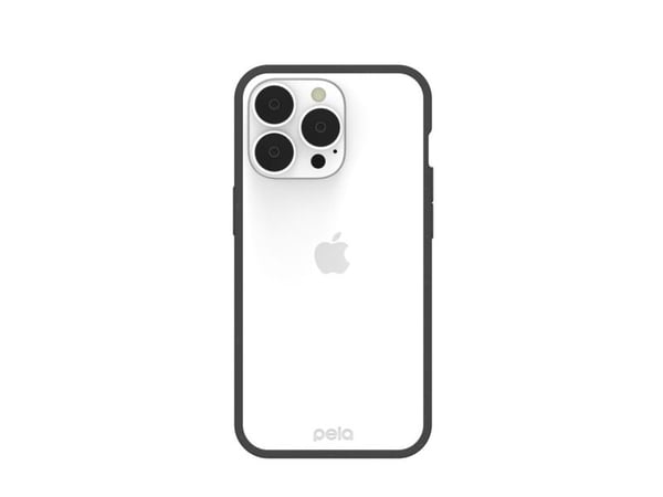 Pela Clear - Ympäristöystävällinen iPhone 13 Pro -kotelo - Musta