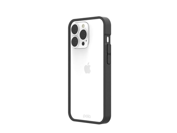 Pela Clear Case för iPhone 13 Pro - svart
