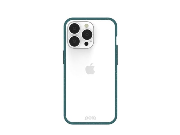 Pela Clear - Miljøvennlig iPhone 13 Pro-deksel - Grønn