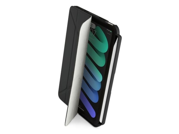 Pipetto Origami No3 Pencil Case - Lommebok for nettbrett - termoplast-polyuretan (TPU) - svart - for Apple iPad mini (6. generasjon)