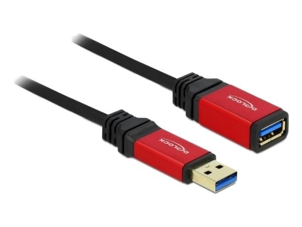 DeLOCK Premium - USB forlængerkabel - USB Type A (han) til USB Type A (hun) - USB 3.0 - 2 m - lajiteltu