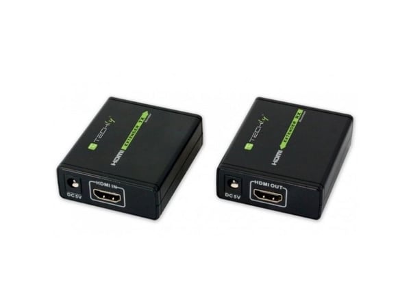 Techly IDATA EXT-E70, 1920 x 1080 pikseliä, AV-lähetin ja -vastaanotin, 60 m, 3D, Musta, HDCP