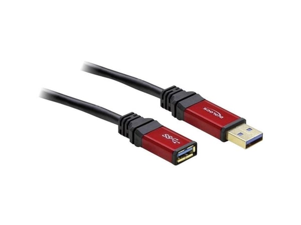 DeLOCK Premium - USB forlængerkabel - USB Type A (han) til USB Type A (hun) - USB 3.0 - 3 m - lajiteltu
