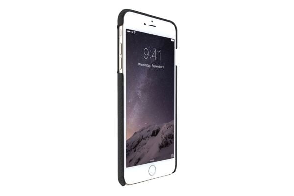 JustMobile Quattro Back, Suojus, Apple, iPhone 6, iPhone 6s, 11,9 cm (4.7"), Musta