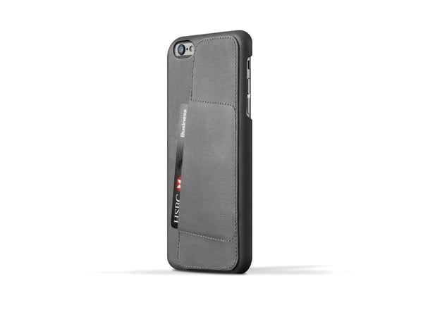 Mujjo -SL-084-GY, Lompakkokotelo, Apple, iPhone 6(6s) Plus, 14 cm (5.5"), Harmaa