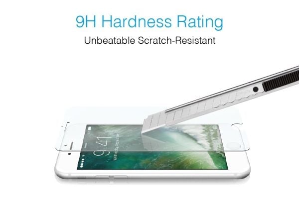JustMobile SP-278, Apple, iPhone 7, iPhone 6s, iPhone 6, Ripebestandig, 1 stykker