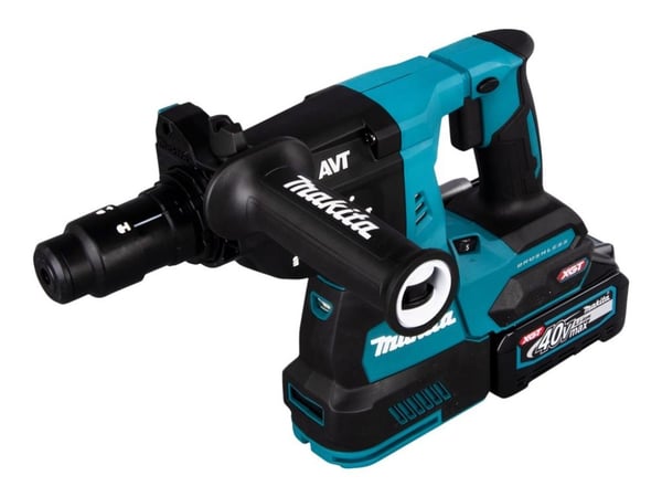 Makita HR004GM201 - Roterende hammer - trådløs - SDS-plus - 2.9 joule - 2 batterier, inkludert lader - 40 V