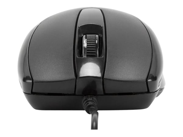 Targus Full-Size - Mus - antimikrobielt middel - optisk - kablet - USB - svart