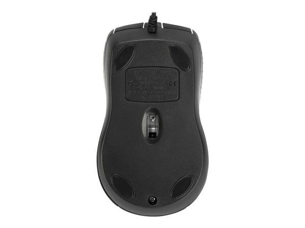 Targus Full-Size - Mus - antimikrobielt middel - optisk - kablet - USB - svart