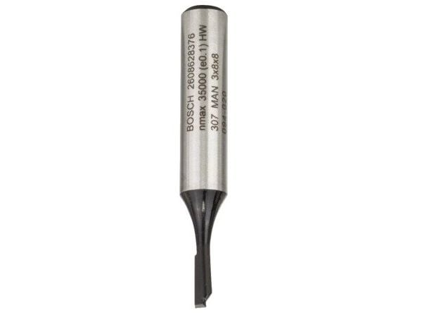 Bosch Standard for Wood - Fresekutter - for bløtt tre, løvtre - Straight - 3 mm - lengde: 51 mm