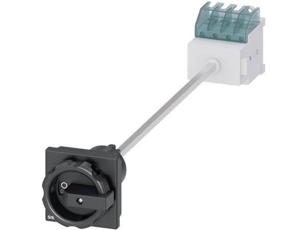 Nödströmbrytare 4P 16A 7,5kW svart handtag