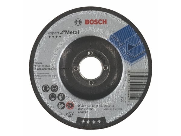 Bosch SKRUBSKIVE 125X6MM METALLI K30