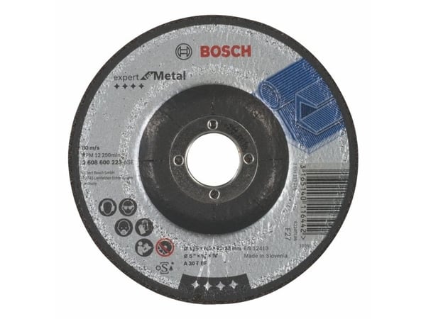 Bosch SKRUBSKIVE 125X6MM METALLI K30