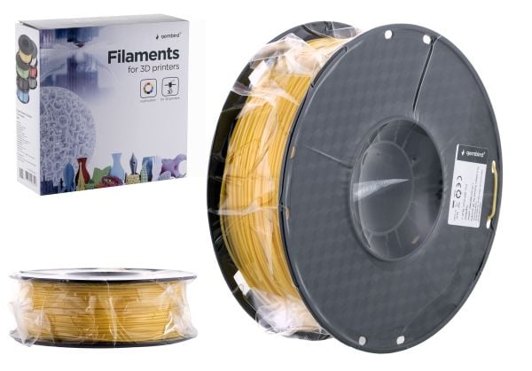 Gembird - Gul - 1 kg - 330 m - PLA-filament (3D)