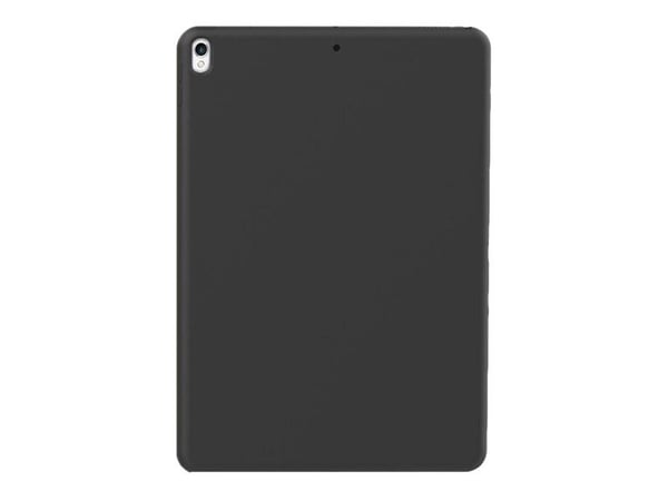 eSTUFF - Baksidedeksel for nettbrett - termoplast-polyuretan (TPU) - svart - 10.2" - for Apple 10.2-inch iPad (7. generasjon, 8. generasjon, 9. gen...