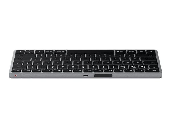 Satechi Slim X1, Mini, Bluetooth, QWERTY, Musta, Harmaa