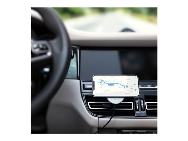 Satechi ST-MCMWCM, Matkapuhelin/älypuhelin, Aktiivinen teline, Auto, Hopea