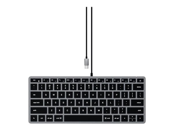 Satechi Slim W1 - Näppäimistö - taustavalaistu - USB-C