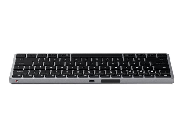 Satechi Slim X1 - Näppäimistö - taustavalaistu - Bluetooth, USB-C - QWERTY - Nordic