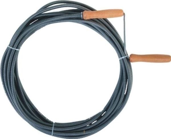 Dedra spiral til rensing av rør/kanaler 10 mm x 3 m, holder