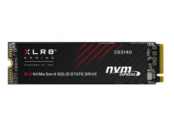 PNY XLR8 CS3140 - SSD - 4 TB - intern - M.2 2280 - PCIe 4.0 x4 (NVMe) - 256-bit AES - integrert kjøle