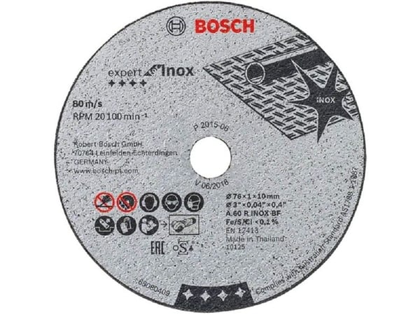 Bosch LEIKKUUSAKSET EXP INOX 76X1X10MM 5 KPL 5 KPL