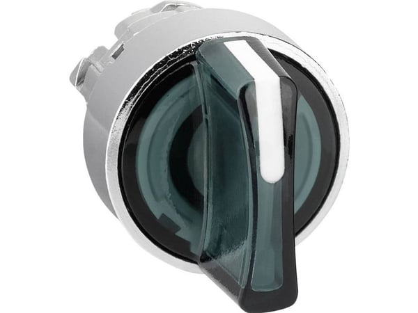 Schneider Electric ZB4BK1333 Valintakytkimen etuosa (Ø) 22 mm Kromi, vihreä 1 kpl