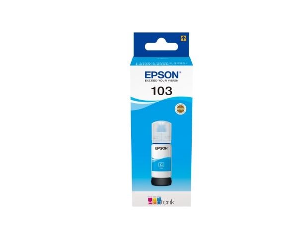 Epson 103 EcoTank Cyan ink bottle, Alkuperäinen, Syaani, Epson, L1110, L1110 CIS, L1110 MEAF, L3100 CIS, L3101 CIS, L3110, L3110 CIS, L3110 MEAF, L...