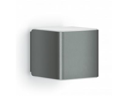 STEINEL L 840 LED iHF, Väggbelysning för utomhusbruk, Antracit, Vit, Plast, IP44, II, IK03