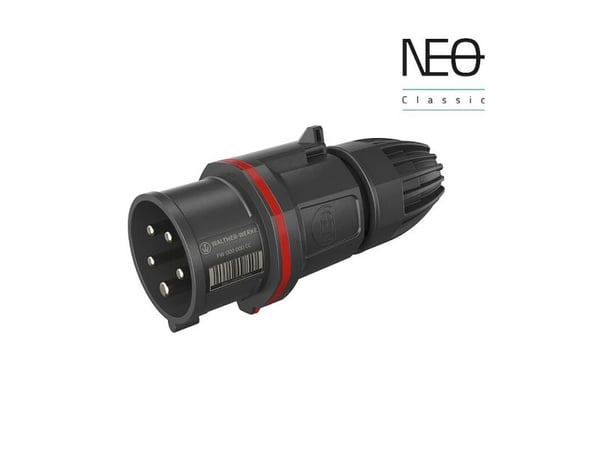 Walther FW211506PH, Punainen, 5P, Muovi, Messinki, IP54, 400 V
