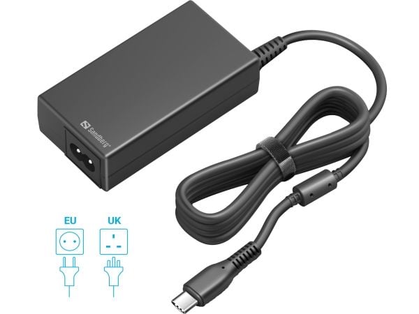 Sandberg USB-C AC Charger PD65W - Strømadapter - 65 watt - 3.25 A (USB-C)