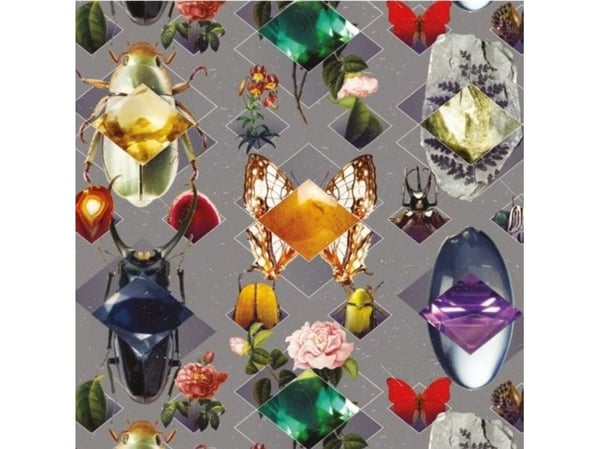 Museer & gallerier-kort (karnet) fyrkantigt Beetels and Jewels med kuvert