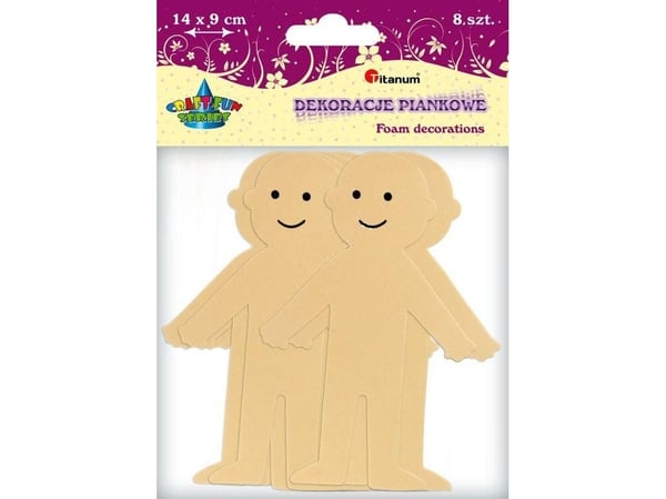 Titanskum figurer kjøttfarge (362111)