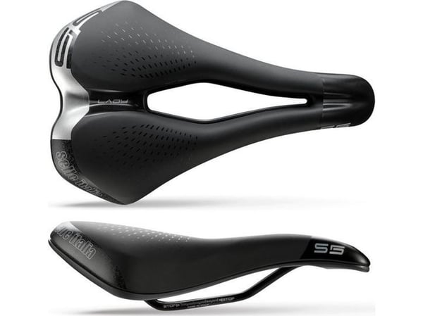 Selle Italia SPORT S 5 LADY SUPERFLOW S sal Fec Alloy 7, soft-tek, sort (NY) (S3)