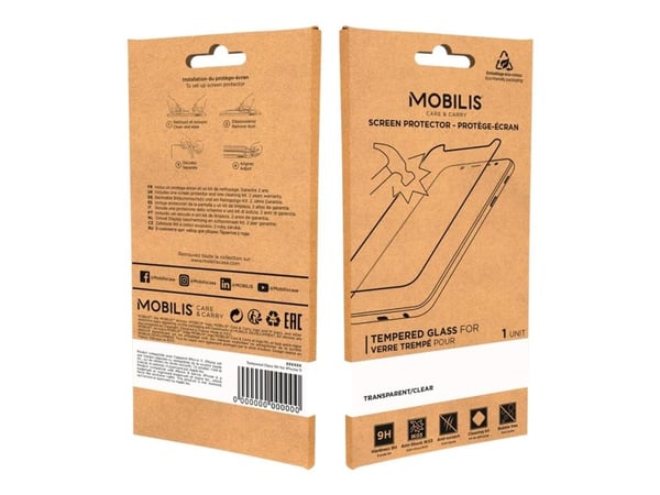 Mobilis - Skjermbeskyttelse for mobiltelefon - blank - for Apple iPhone 13, 13 Pro