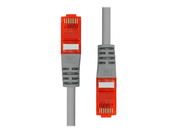 ProXtend - Koblingskabel - RJ-45 (hann) til RJ-45 (hann) - 7 m - 5 mm - UTP - CAT 6 - IEEE 802.3af - med støvel, uten hindringer, flertrådet - grå