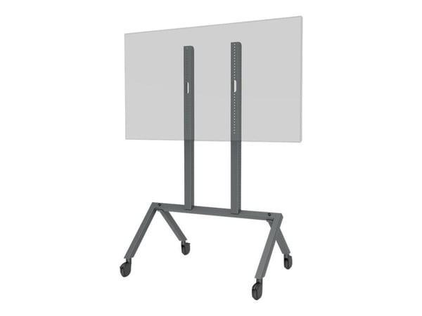 Heckler AV - Vogn - for LCD-skjerm - stål - gråsvart - skjermstørrelse: 50"-75" - monteringsgrensesnitt: 400 mm