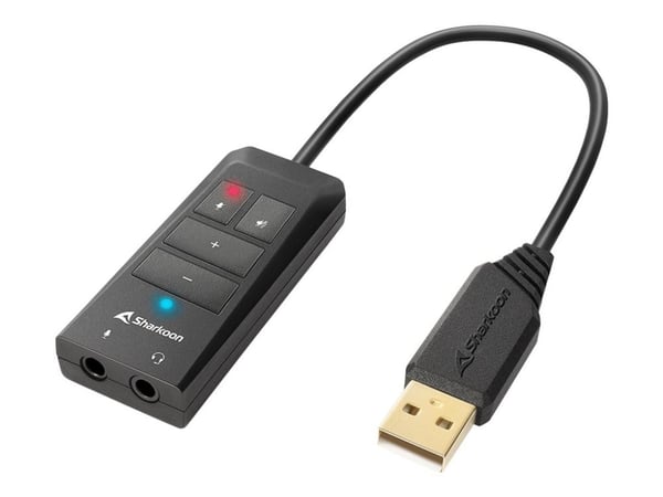 Sharkoon SB2 - Lydkort - USB - CMedia CM108B Sharkoon SB2 - Lydkort - USB - CMedia CM108B